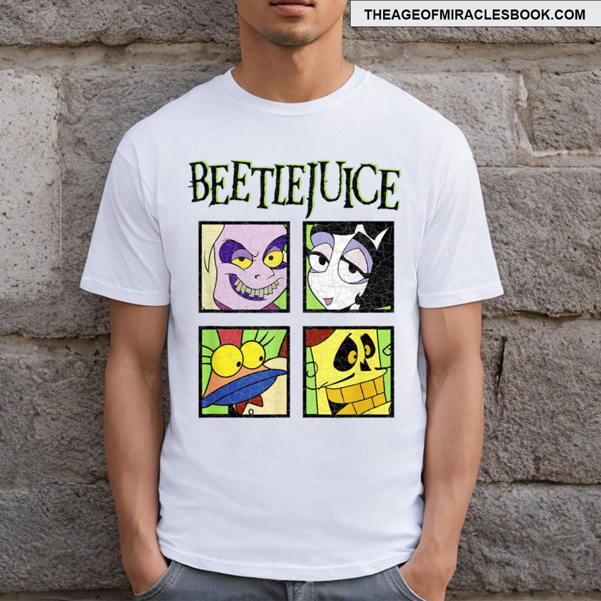 Beetlejuice Animated Spectacle T-shirt