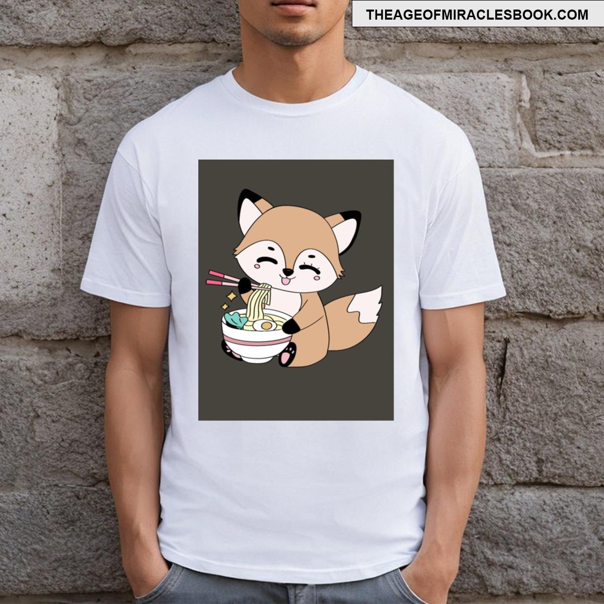Dogs Eating Ramen T-shirt