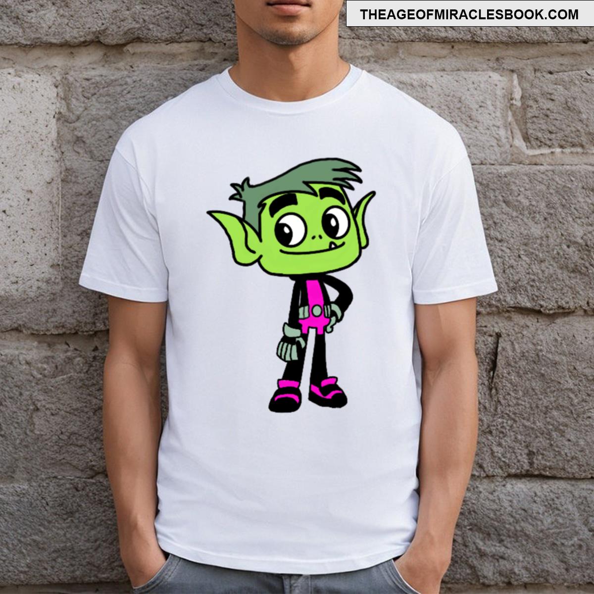 Green Superhero Boy T-shirt