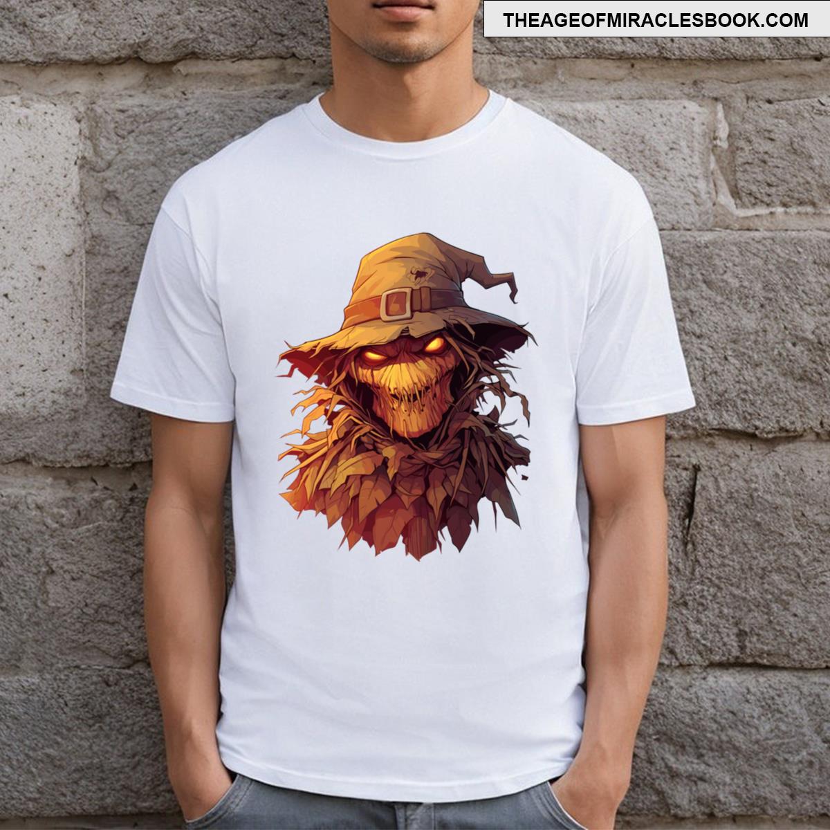 Halloween Scary Scarecrow T-shirt