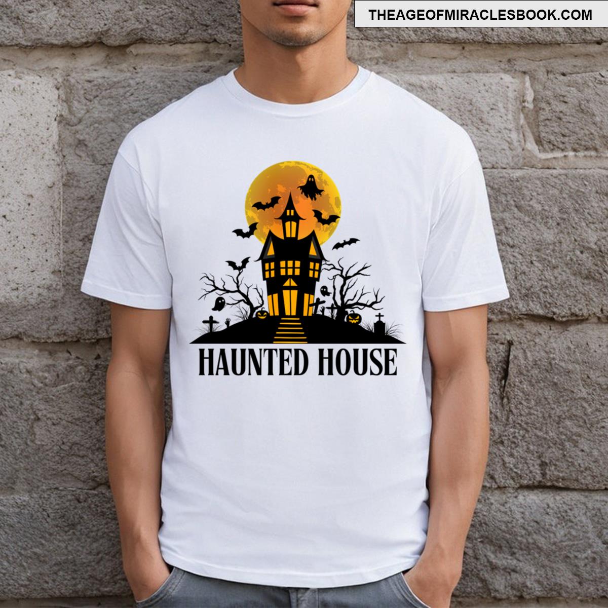 Haunted House Halloween T-shirt
