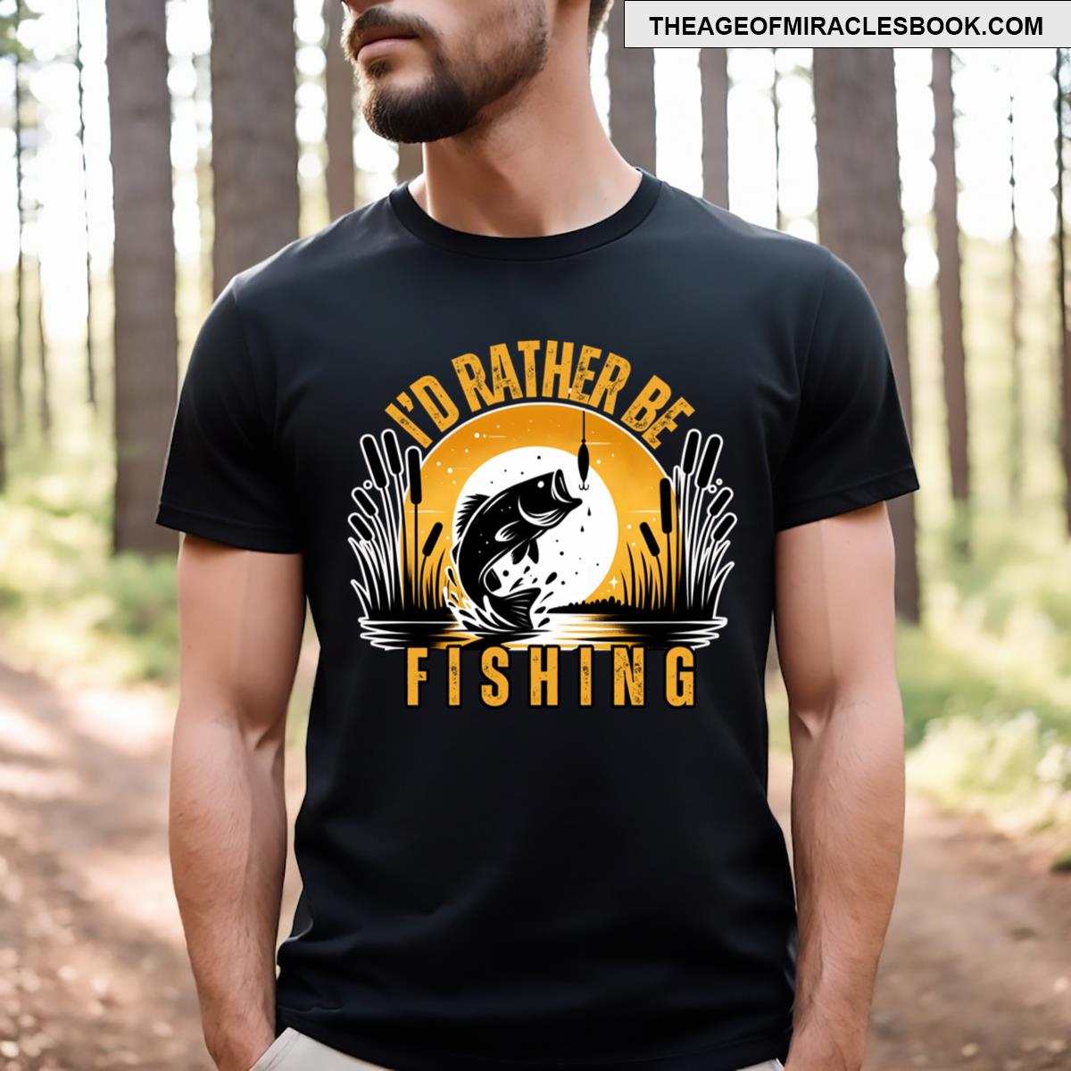 Id Rather Be Fishing T-shirt