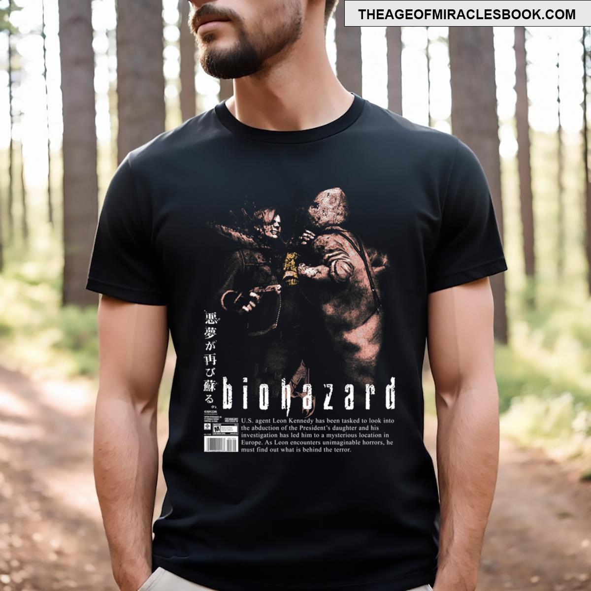 Resident Evilbiohazard 4 Chainsaw T-shirt