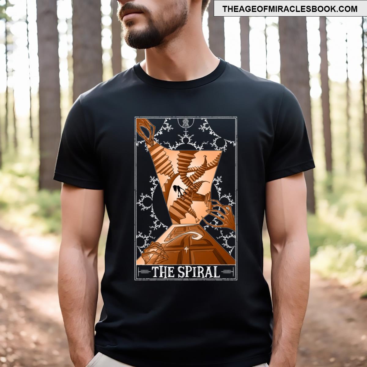 The Spiral Tarotesque Dark T-shirt