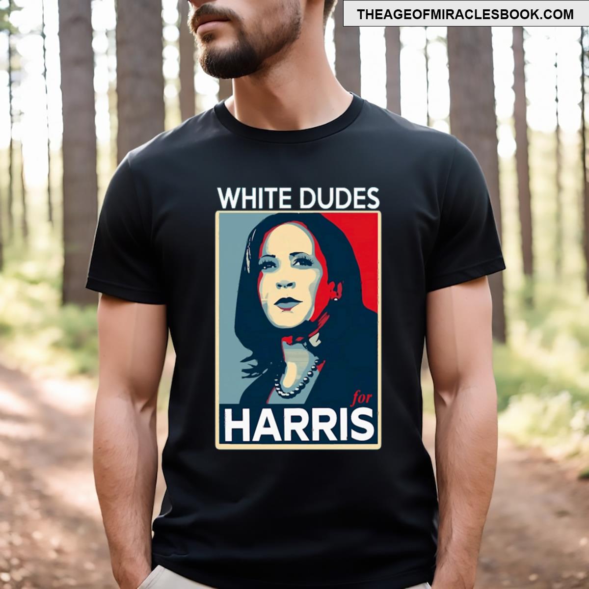 White Dudes For Harris T-shirt