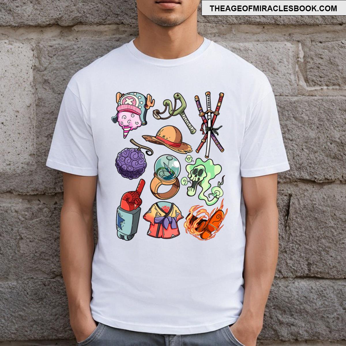 Aesthetic Strawhatted Anime Toolkit Graphic T-shirt