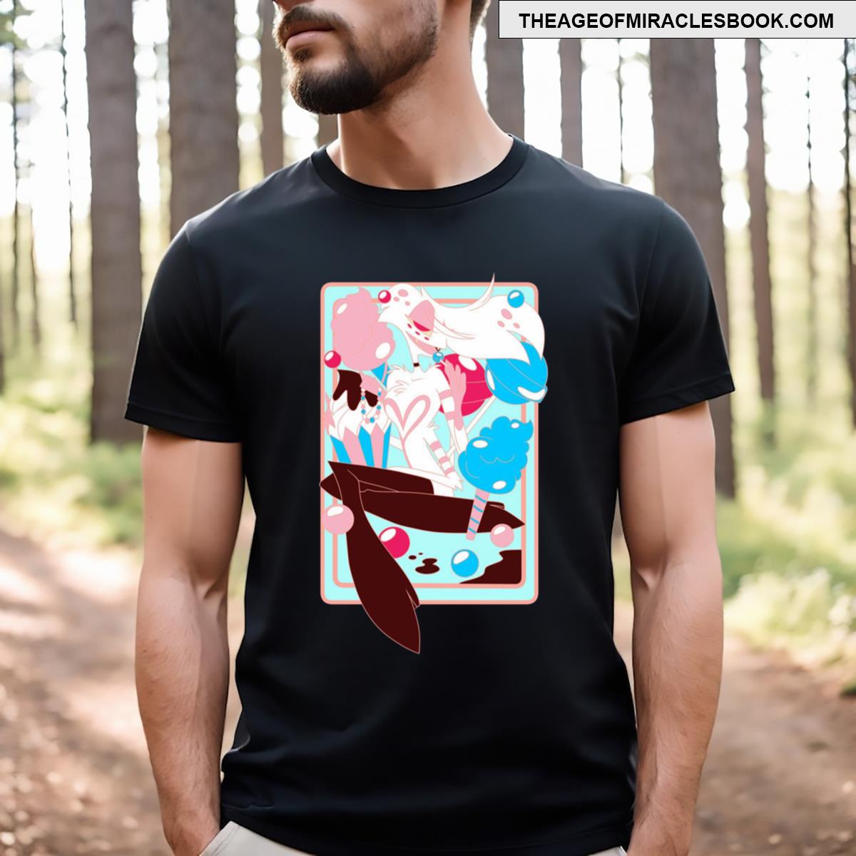 Angel Dust Hazbin Hotel T-shirt