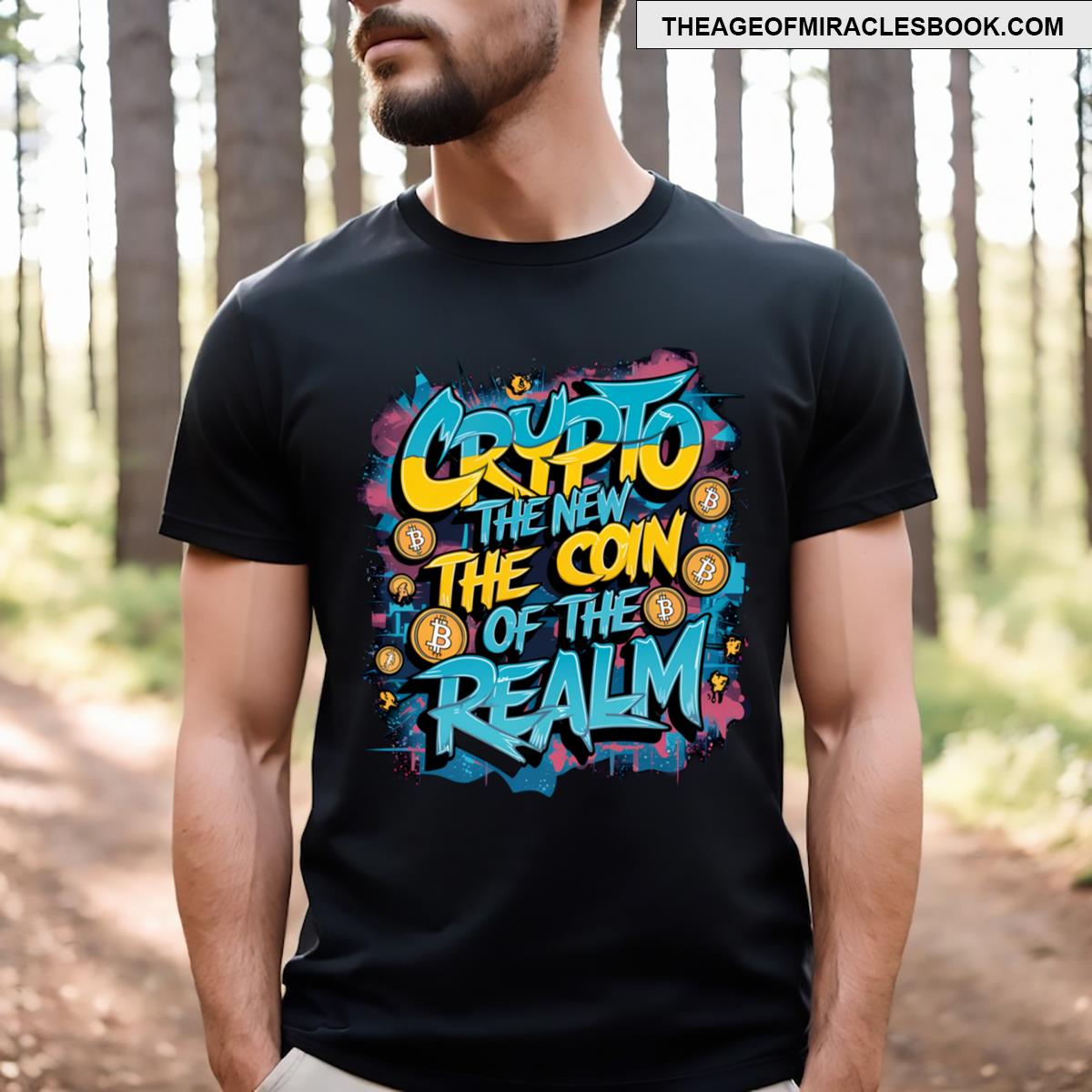 Crypto Cosmic New Realm T-shirt