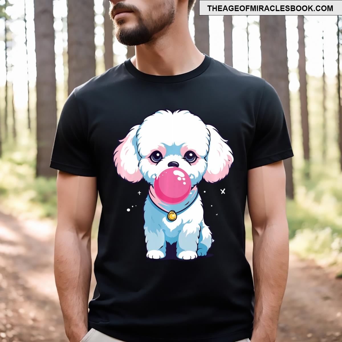 Poodle Anime T-shirt