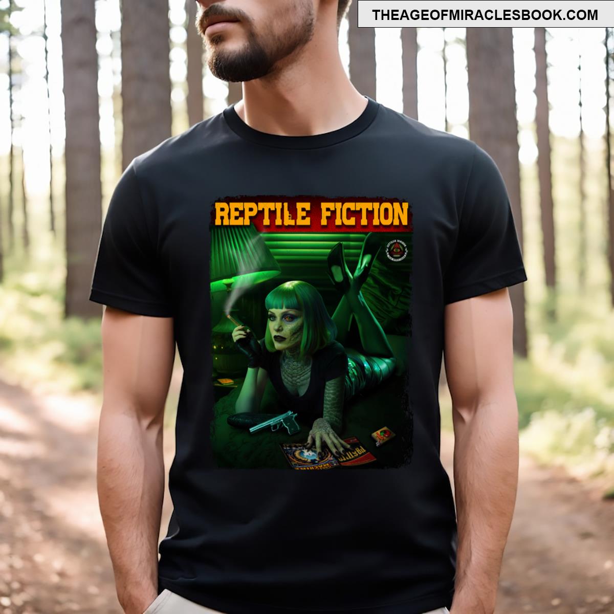 Reptilian Fiction T-shirt