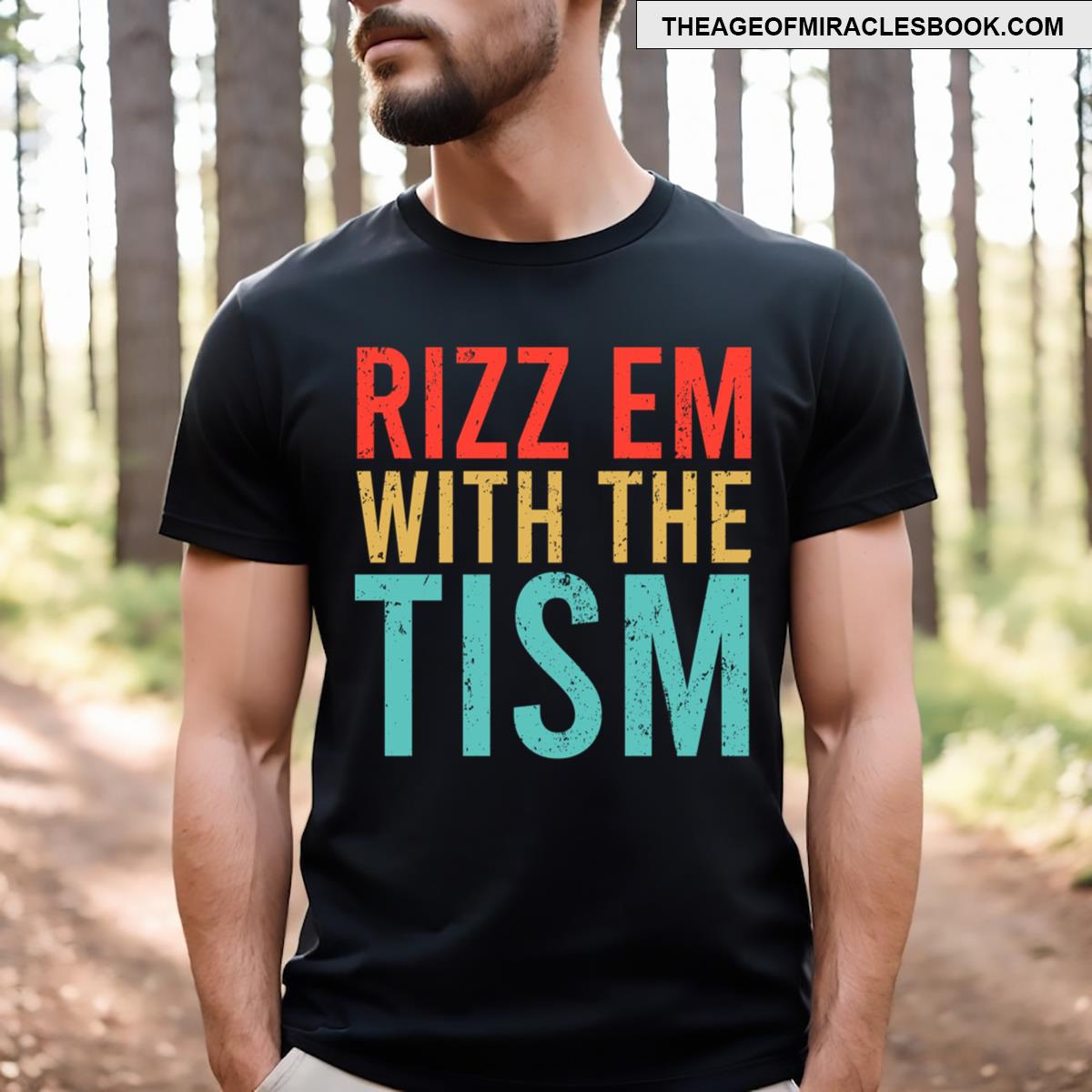 Rizz Em With The Tism Essential T-shirt