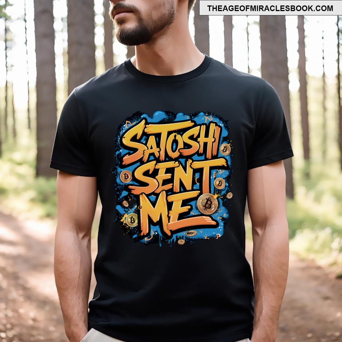 Satoshi Sent Me Crypto Spark T-shirt