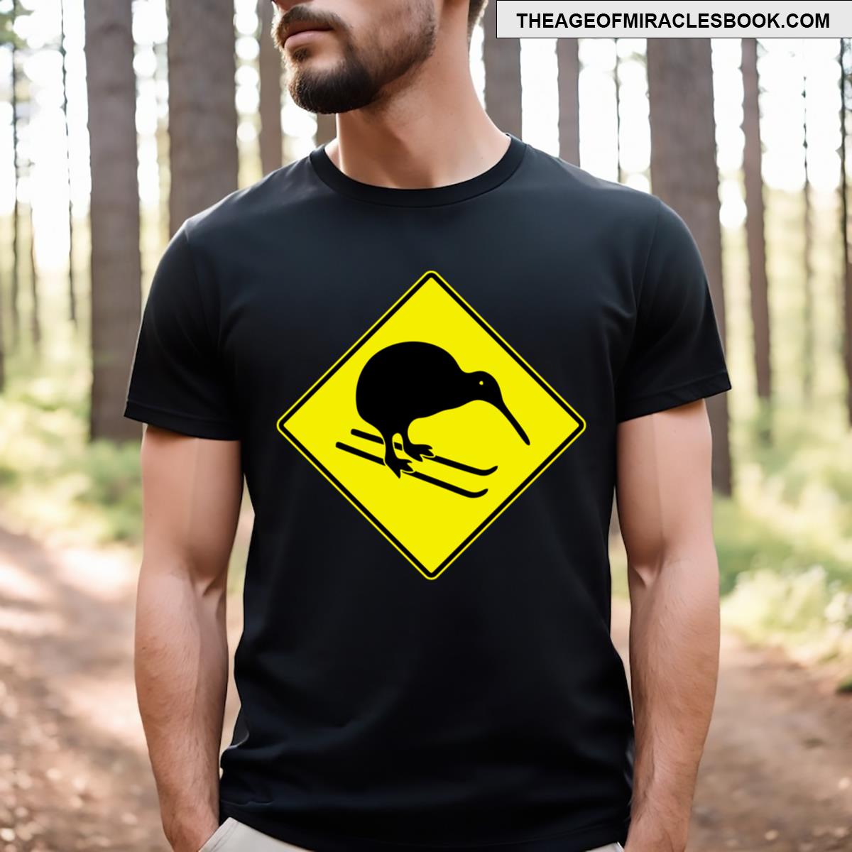 Warning! Skiwi Funny Ski Kiwi Essential T-shirt