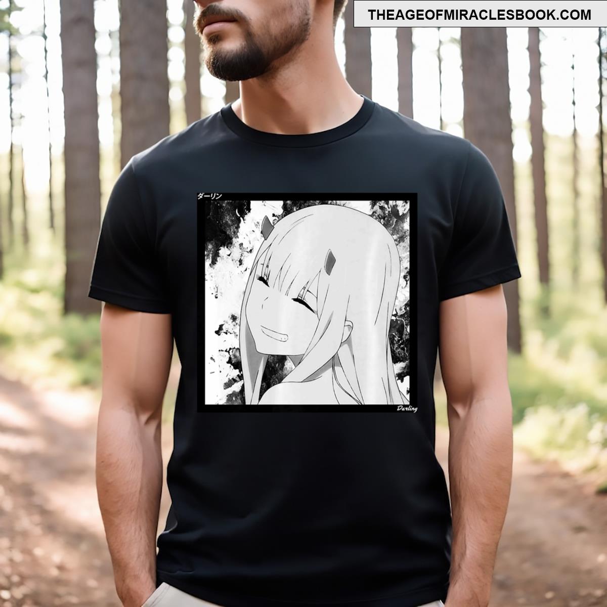 Darling Japanese Anime Zero Two Novelty T-shirt