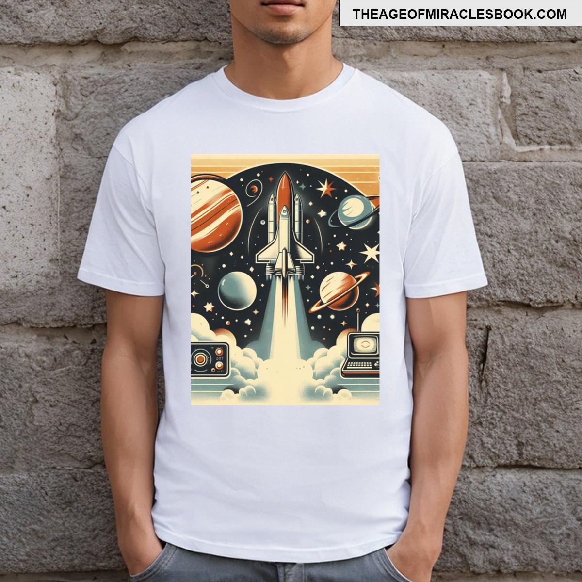 Vintage Space Exploration T-shirt