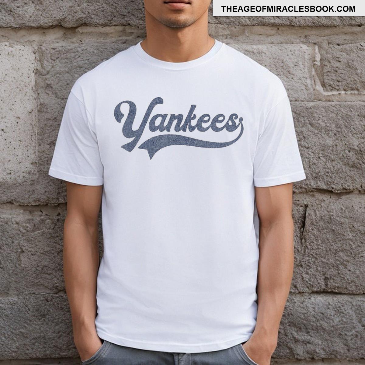 Yankees Name Vintage Retro Tee T-shirt