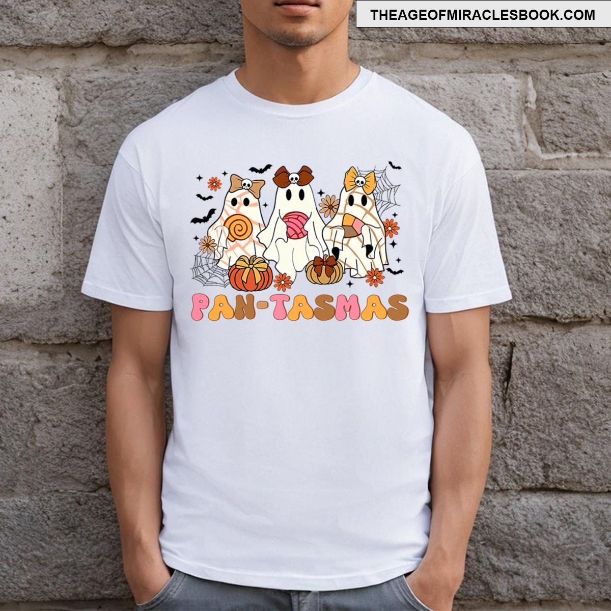 Pantasmas Ghost Funny Spooky Conchas Mexican Ghost T-shirt