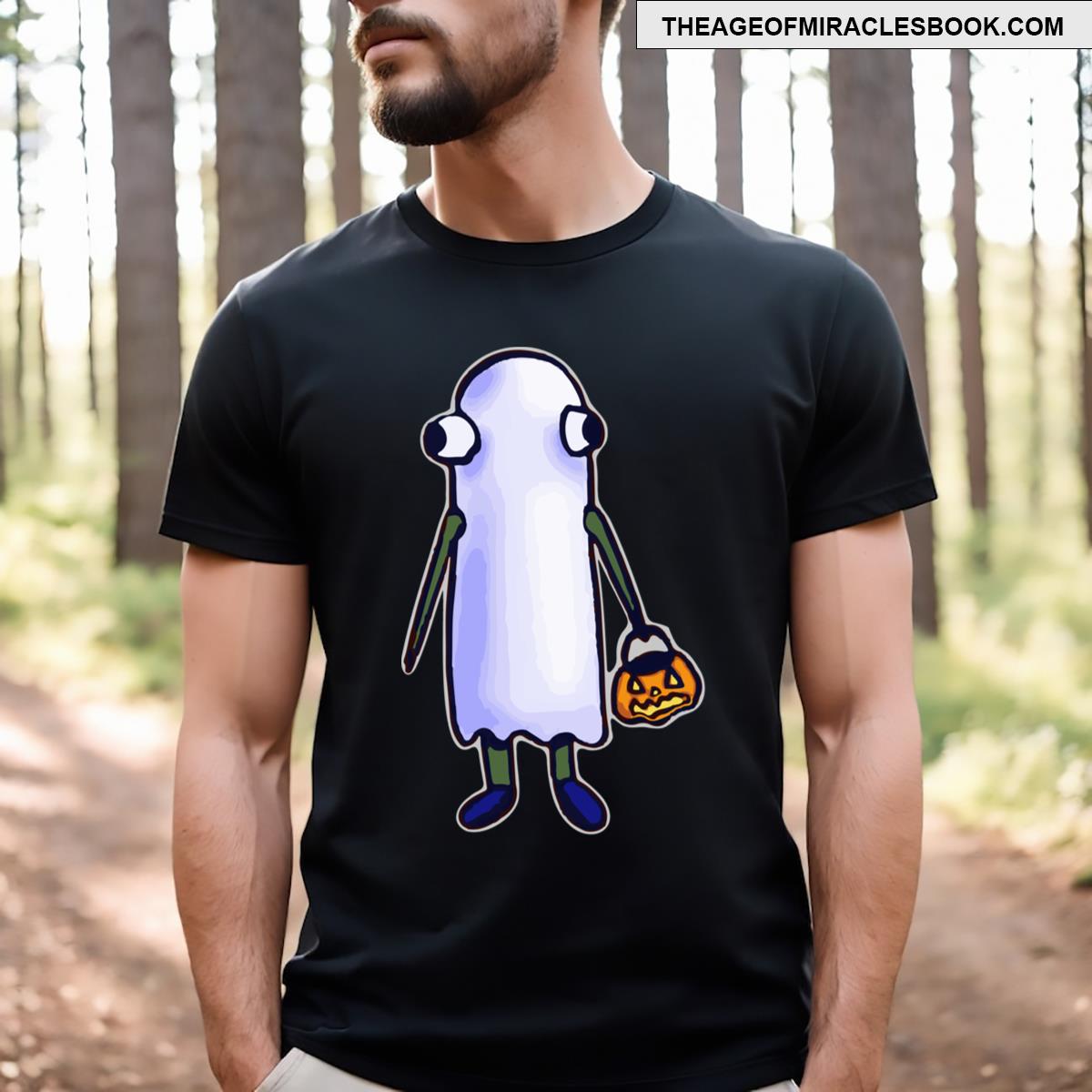 Fish Halloween Ghosty Active T-shirt
