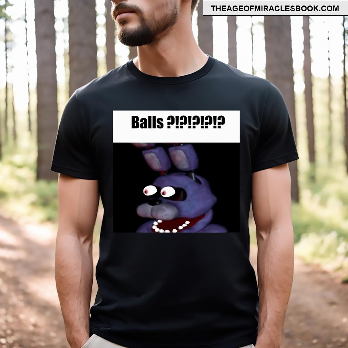 Fnaf Bonnie Balls !!!! Meme Essential T-shirt