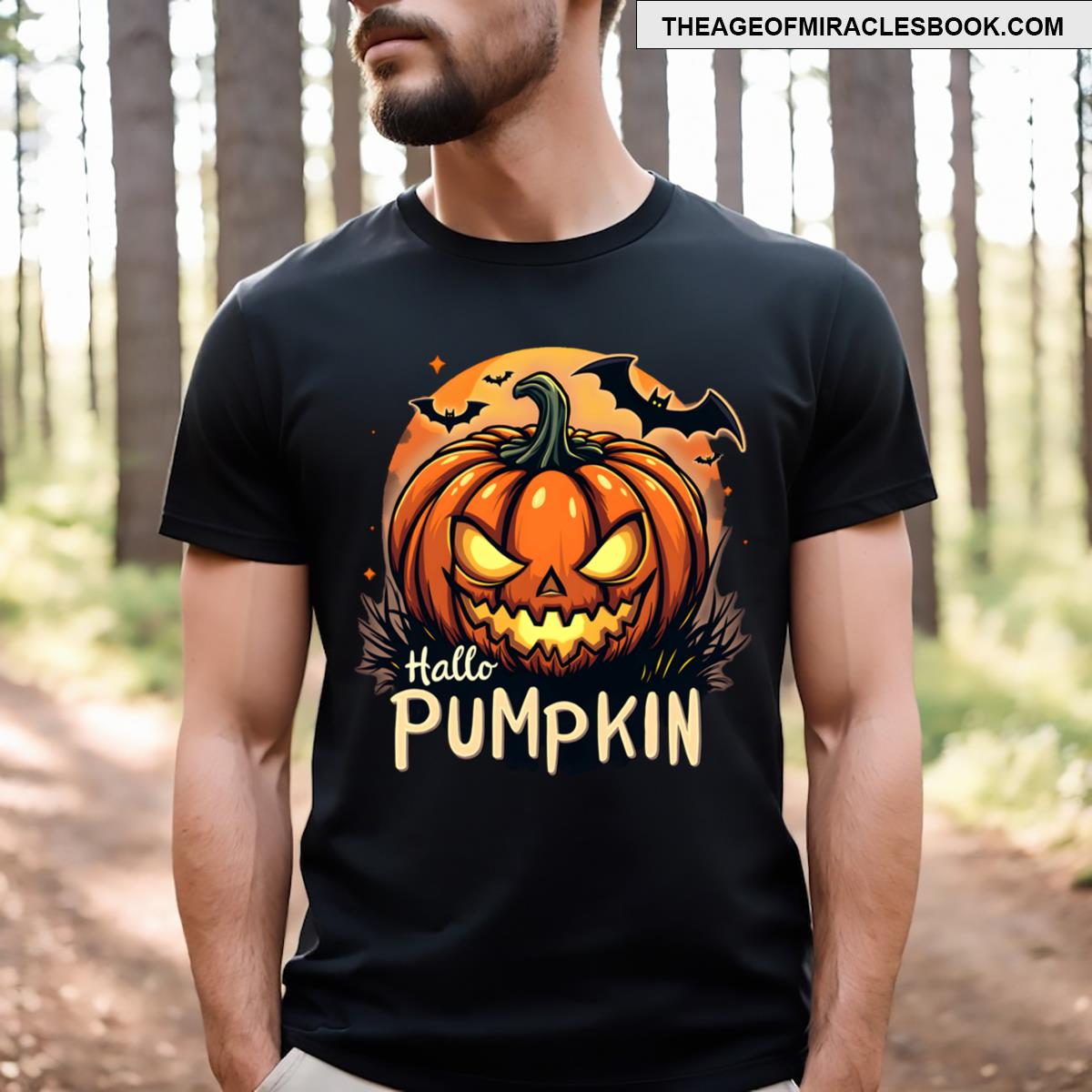Hallo Pumpkin Halloween T-shirt Hallo Pumpkin Halloween T-shirt