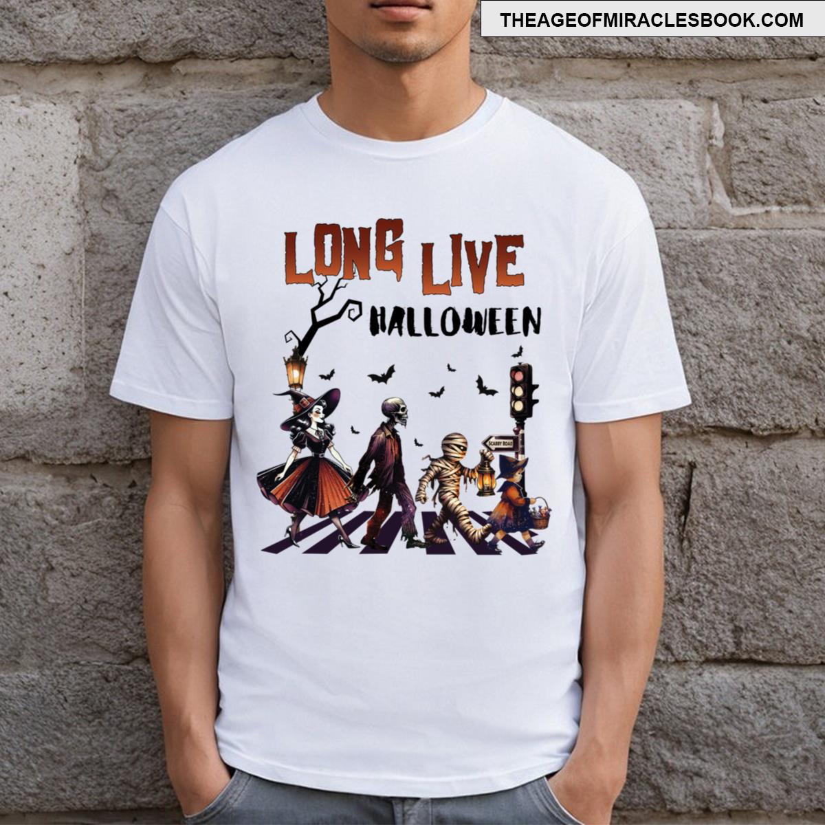 Long Live Halloween Design T-shirt