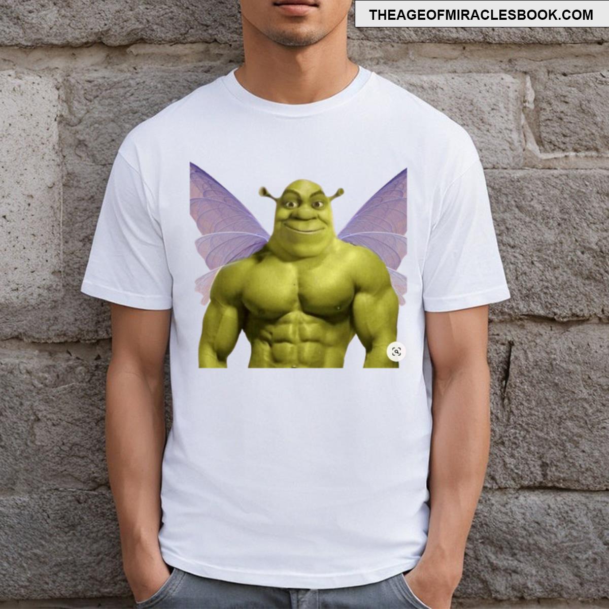 Shrek Meme Shrek Butterfly T-shirt