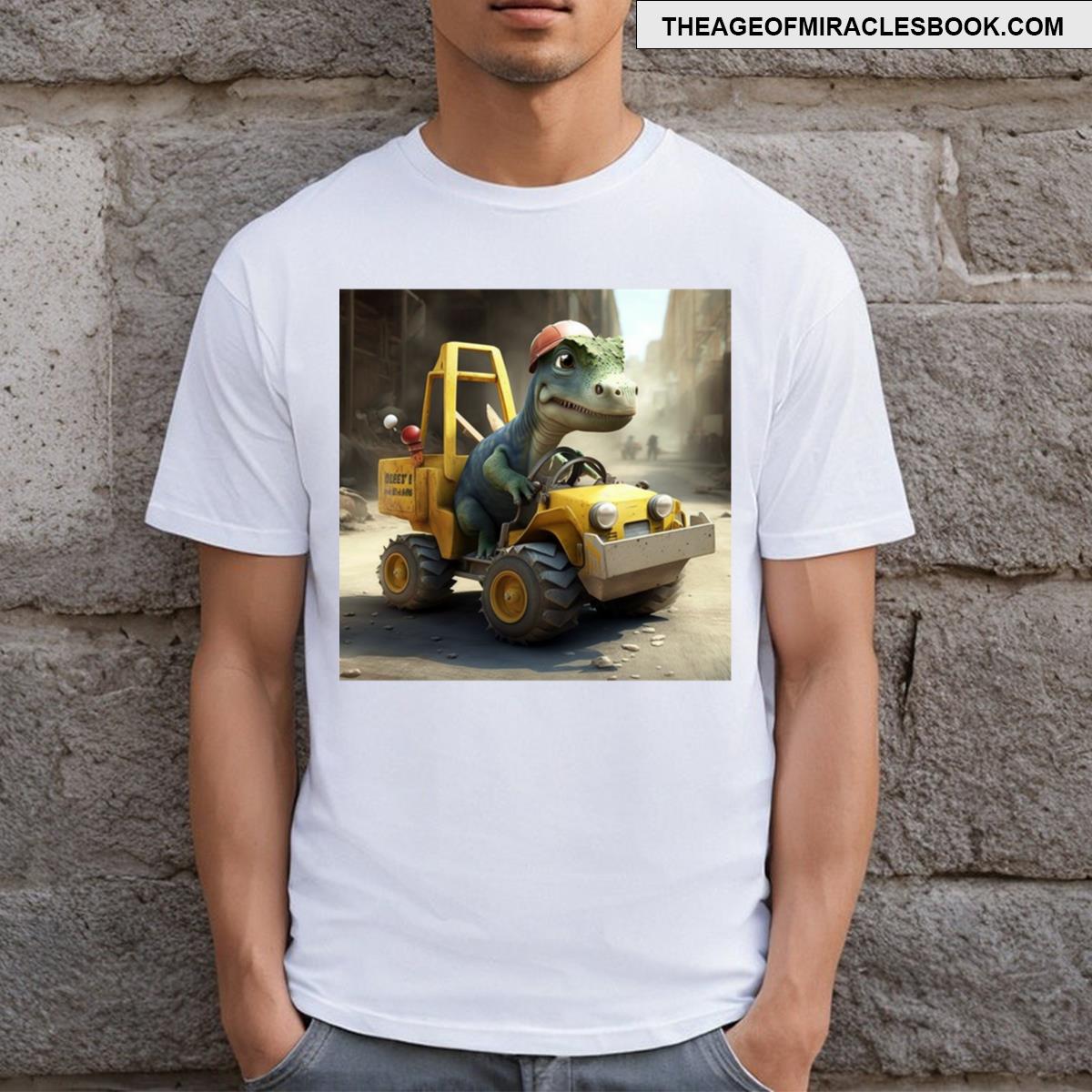 Construction Dinosaur T-shirt