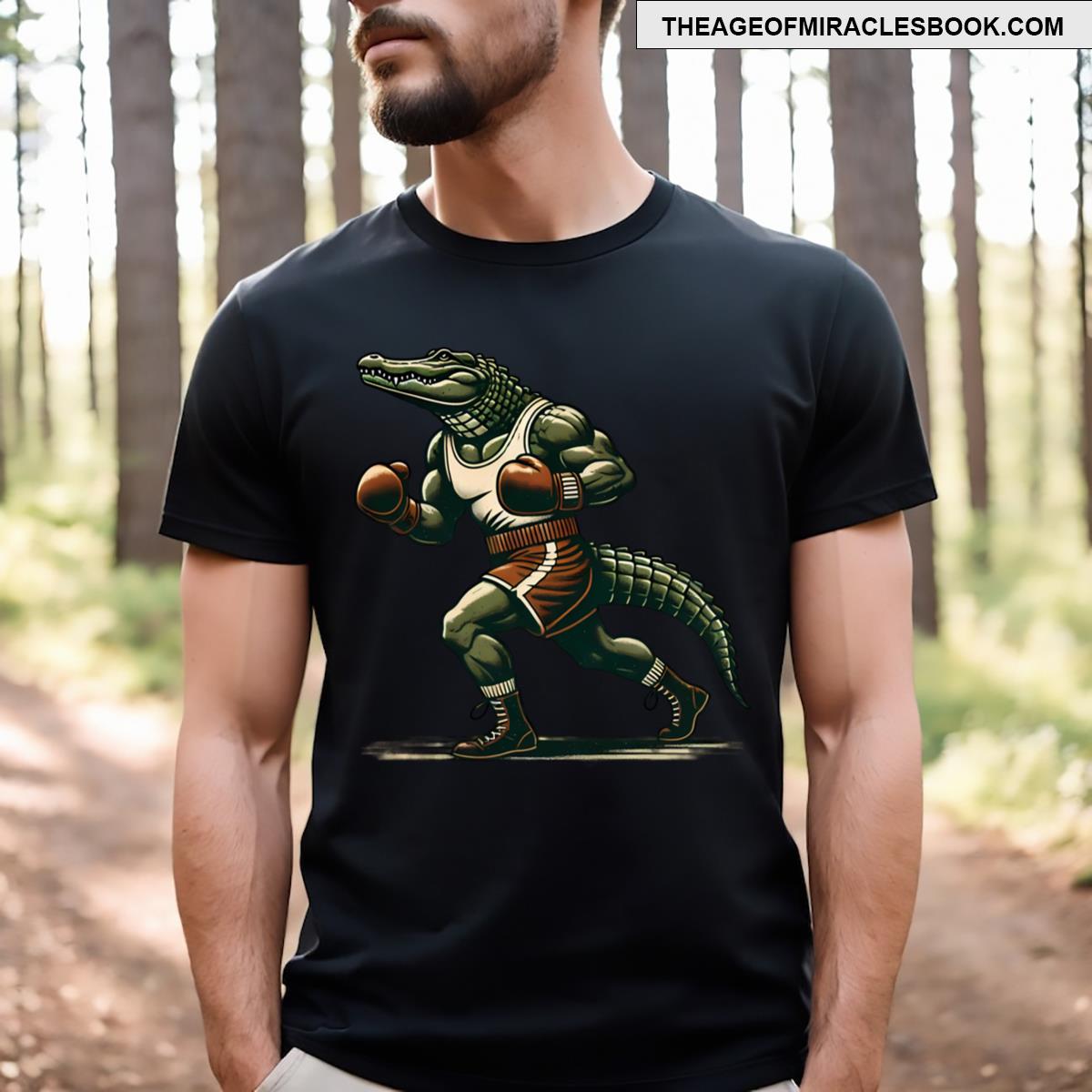 Crocodile Boxing Champion T-shirt