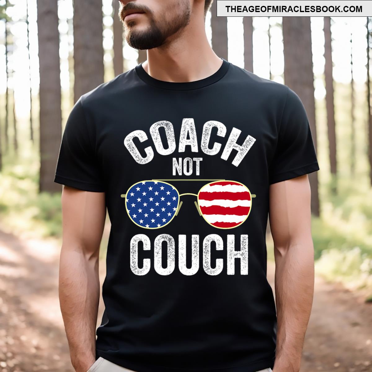Funny Coach Not Couch 2024 T-shirt
