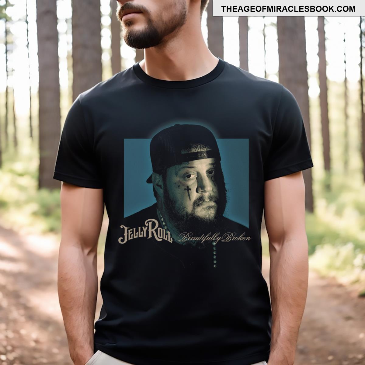 Jelly Roll Beautifully Broken Portrait T-shirt