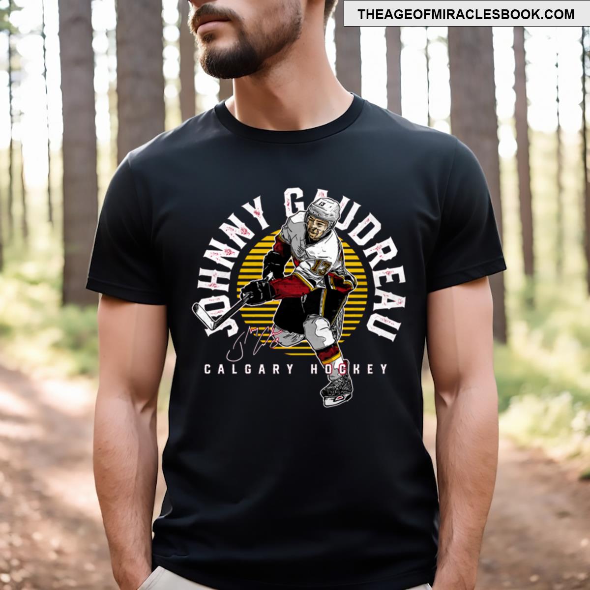 Johnny Gaudreau Emblem T-shirt