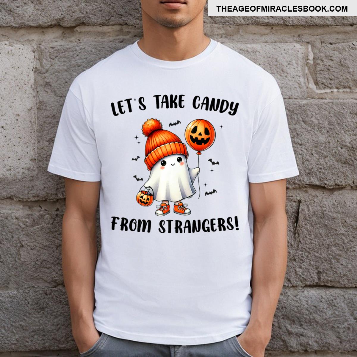 Lets Take Candy From Strangers Funny Halloween T-shirt
