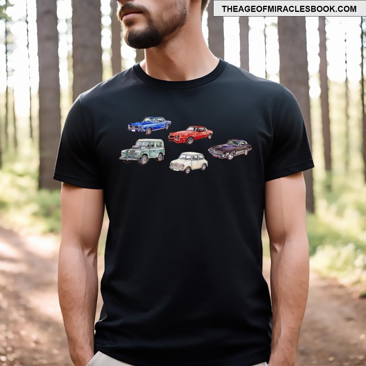 Multi Vintage Car Collection T-shirt