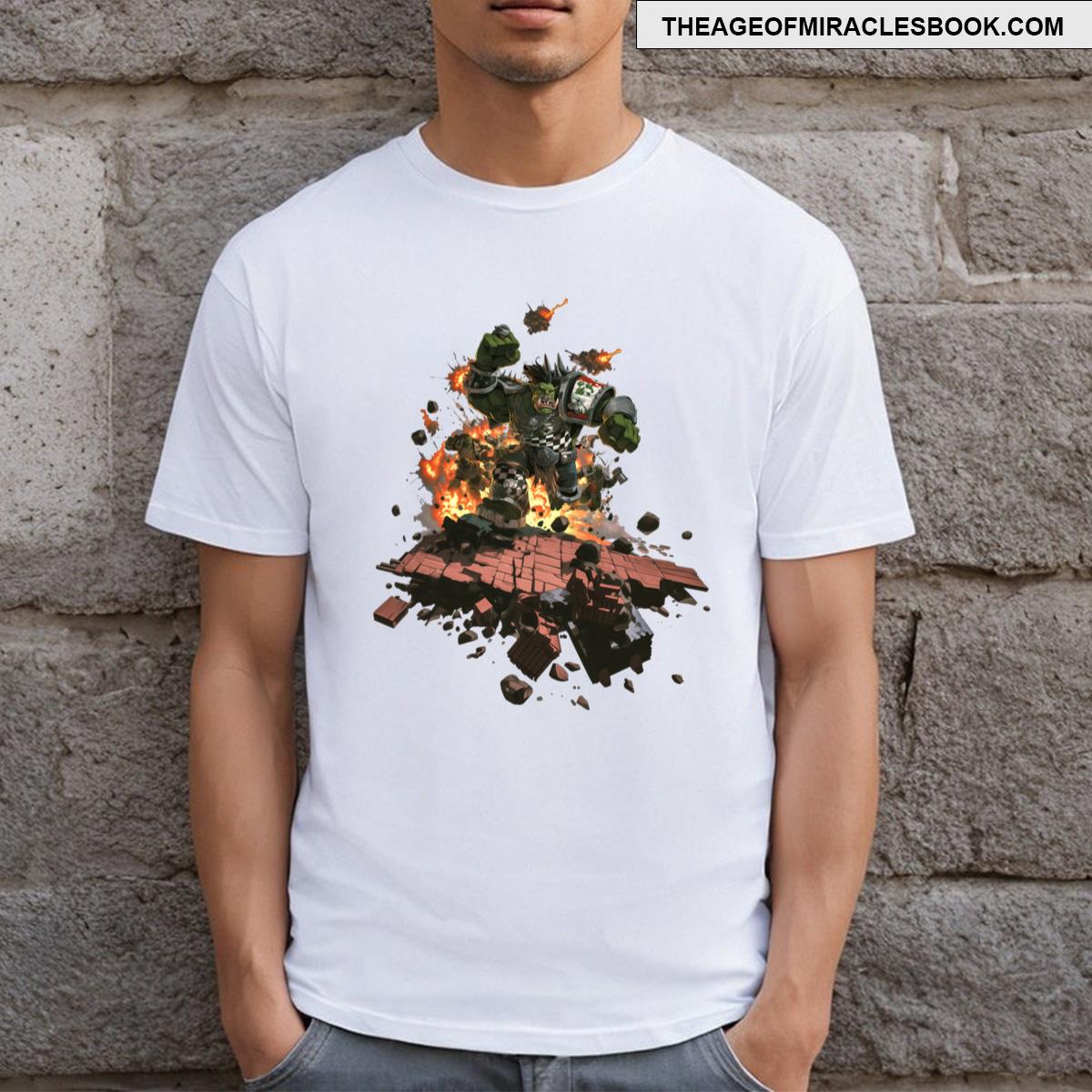 Orc Explosion 40k T-shirt