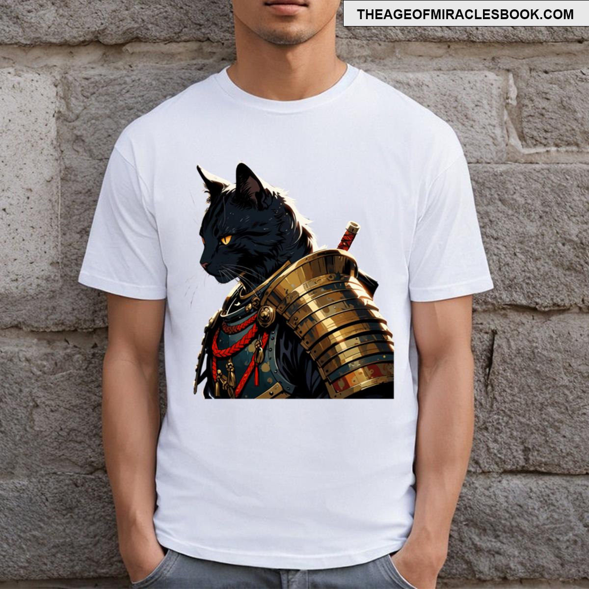 Samurai Cat Warrior 5 T-shirt