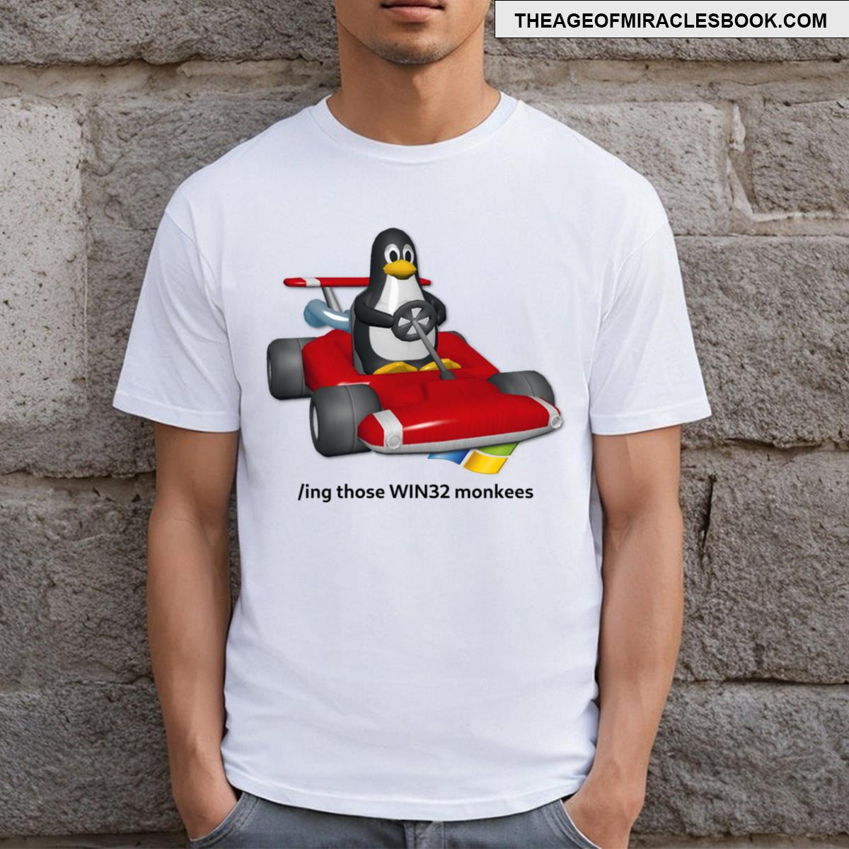 Tux From Supertuxkart Linux T-shirt