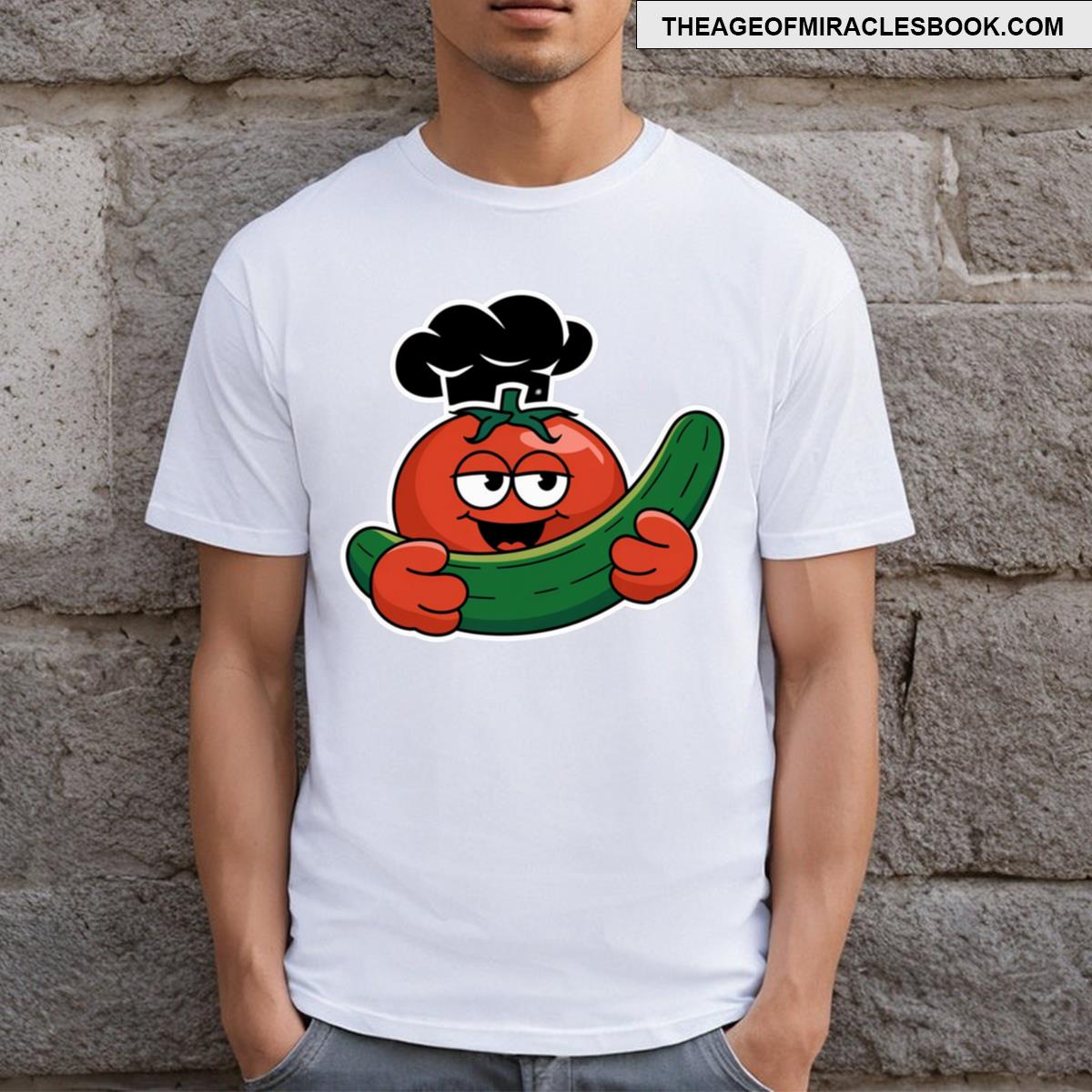 Veggie Tales Funny Tomato T-shirt