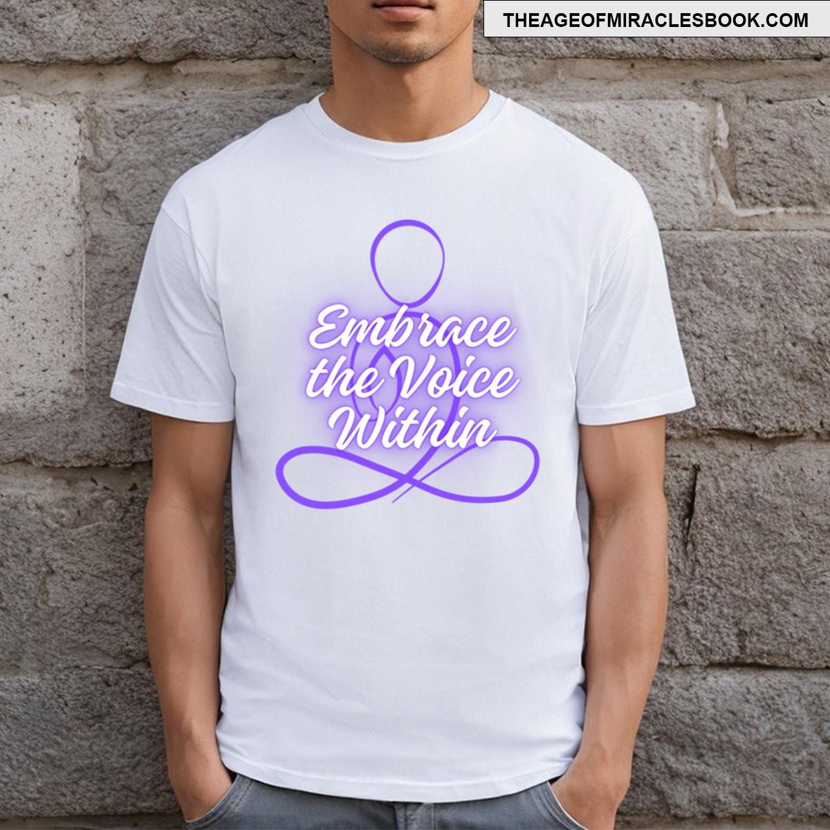 Embrace The Voice Within Purple T-shirt