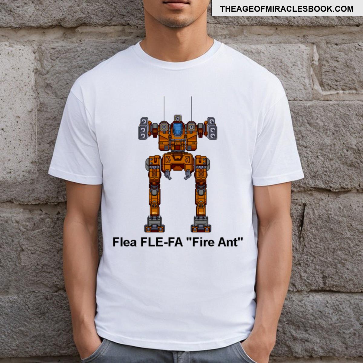 Flea Fle Fa Fire Ant Inner Sphere Battlemech T-shirt