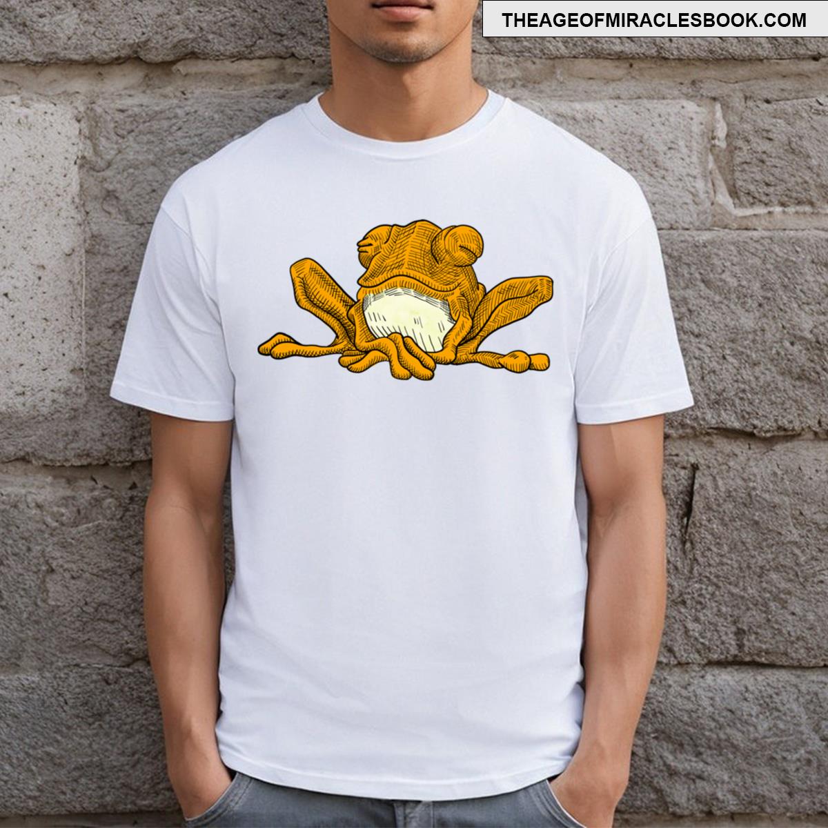 Orange Frog Just Chilln Being Mellow T-shirt