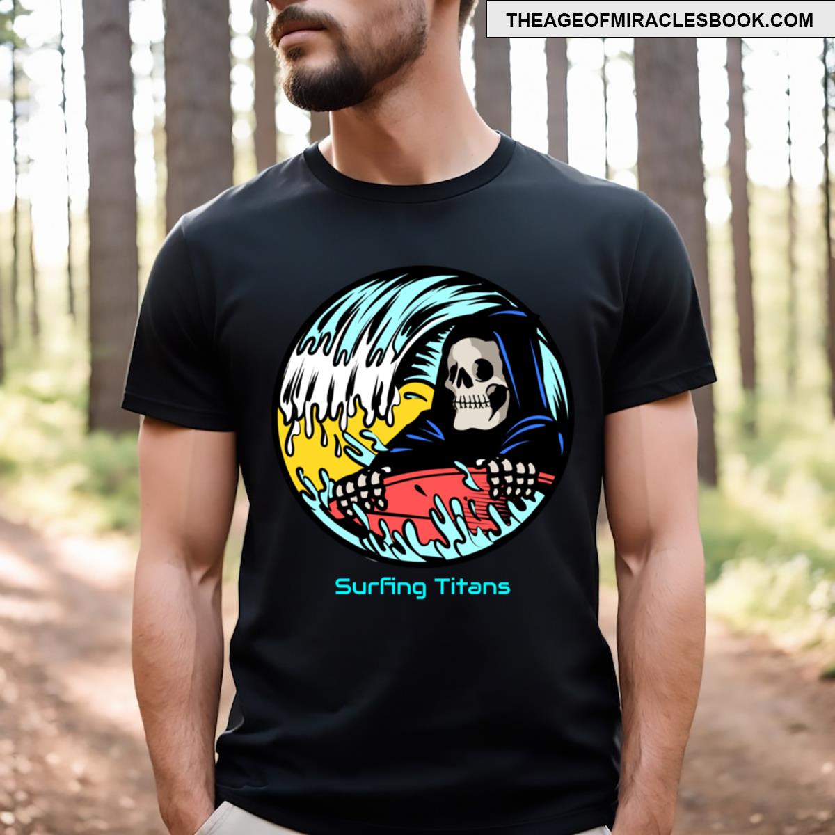 Surfing Titans Big Wave Surfing T-shirt