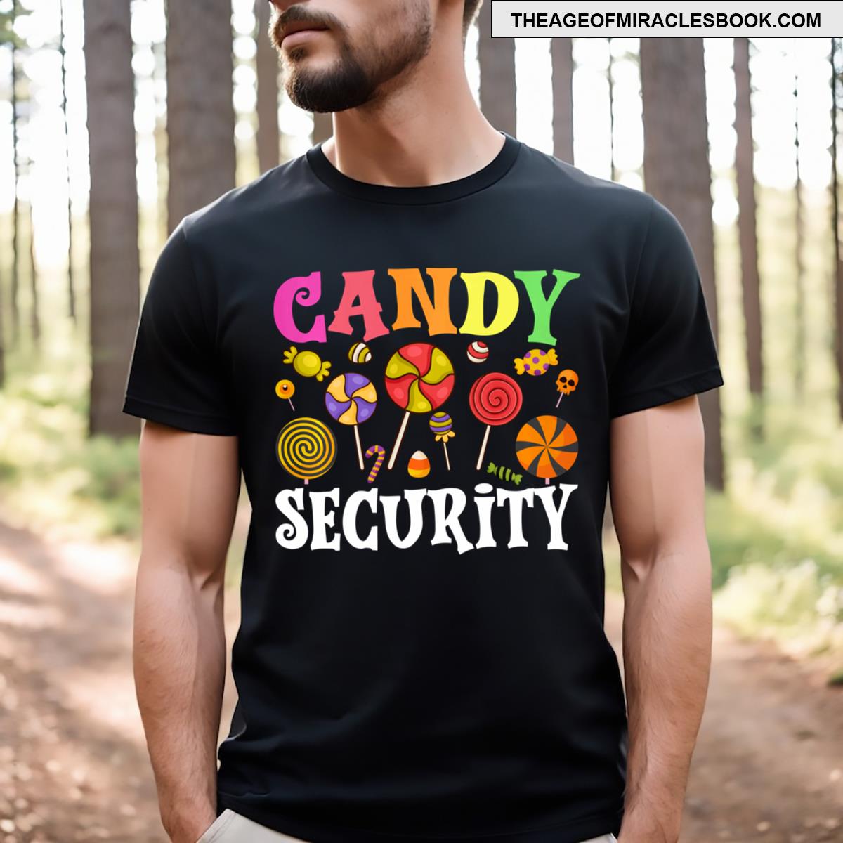 Candy Security Halloween Party Candy Costume T-shirt