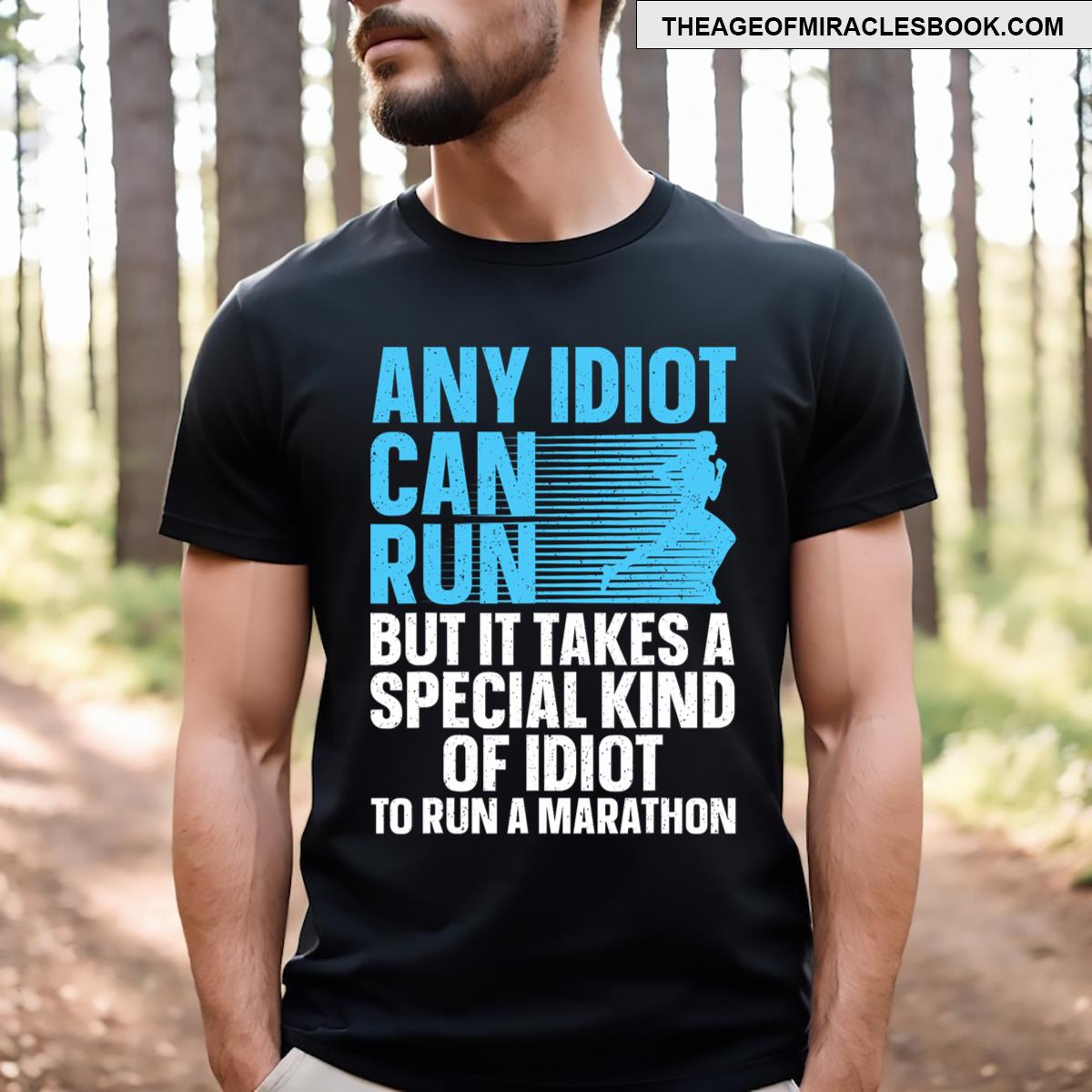 Funny Marathon Running Design For Men Marathon Runner T-shirt