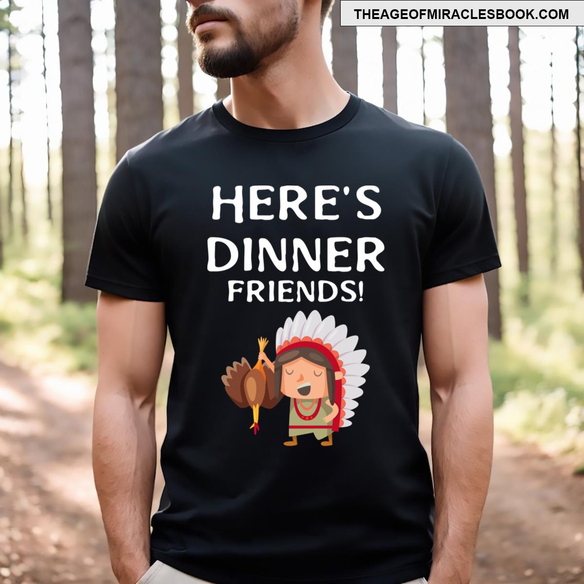 Heres Dinner Friends Essential T-shirt