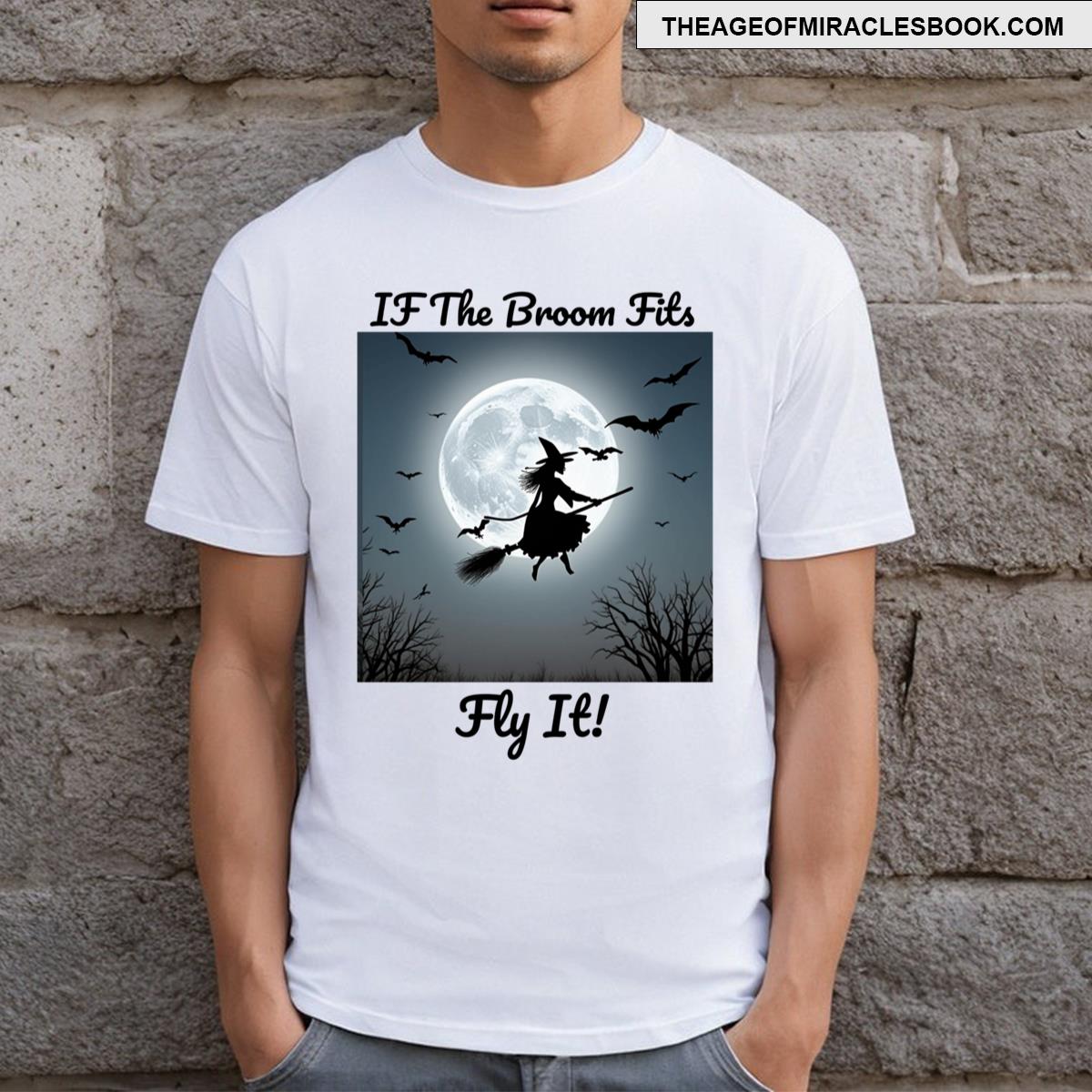 If The Broom Fits Fly It! T-shirt
