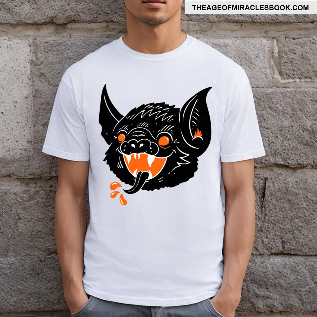 Vintage Bat Halloween T-shirt