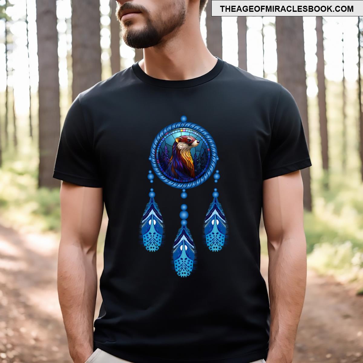 Dreams Sparkle Where Ferrets Roam T-shirt
