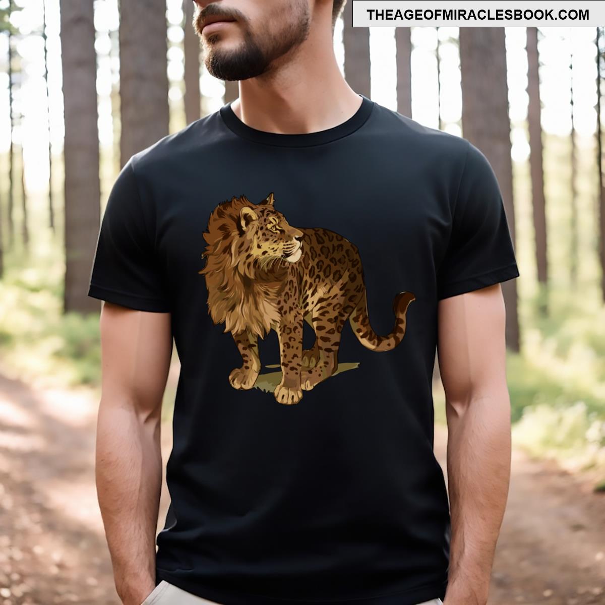 Leopard Portrait With Mane In Wild Setting Sweet T-shirt