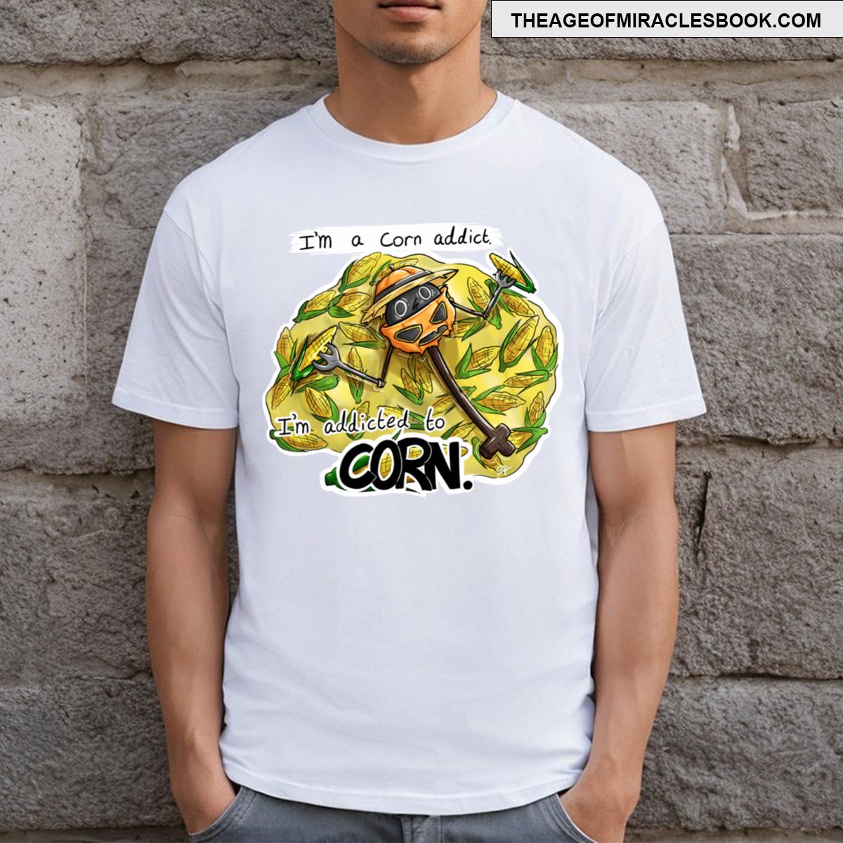 Smg4 Rob The Corn Addict T-shirt