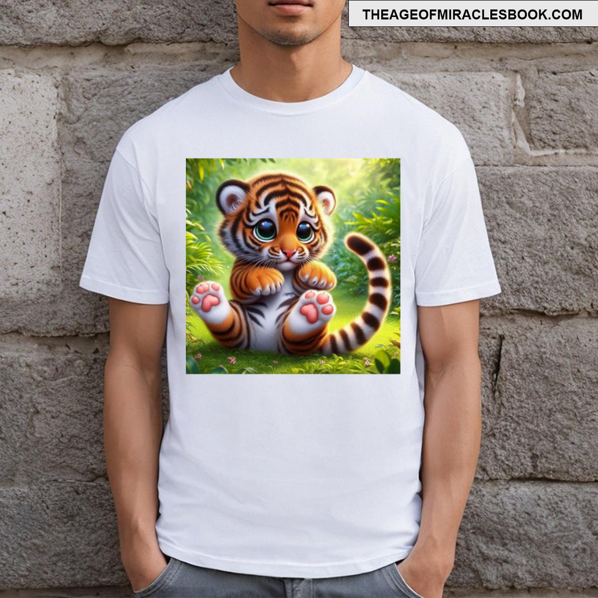 Tiger Cub Playing T-shirt
